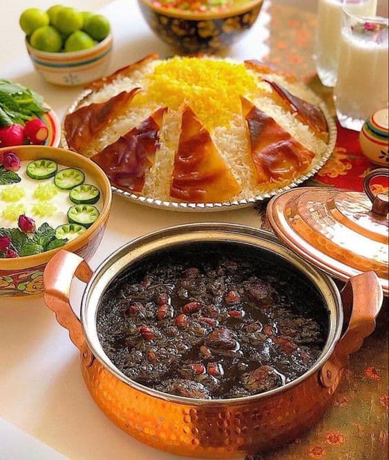 آموزش قورمهسبزی اصیل